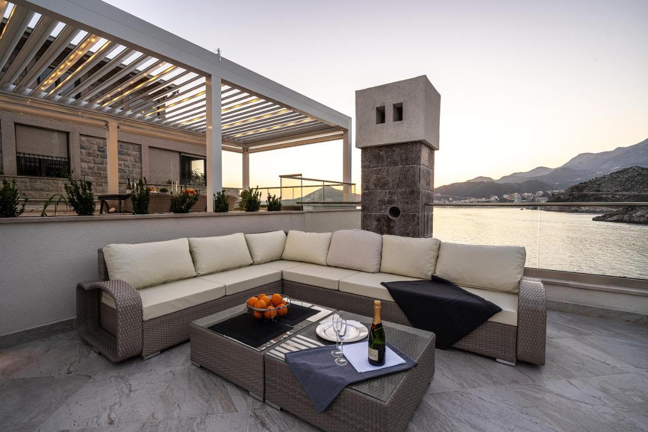 Blanche Cliff Apartments Sveti Stefan Exterior foto