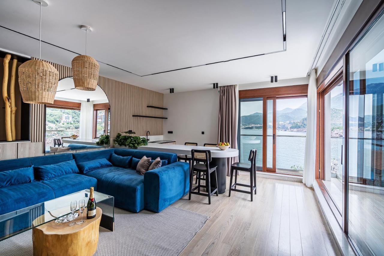 Blanche Cliff Apartments Sveti Stefan Exterior foto