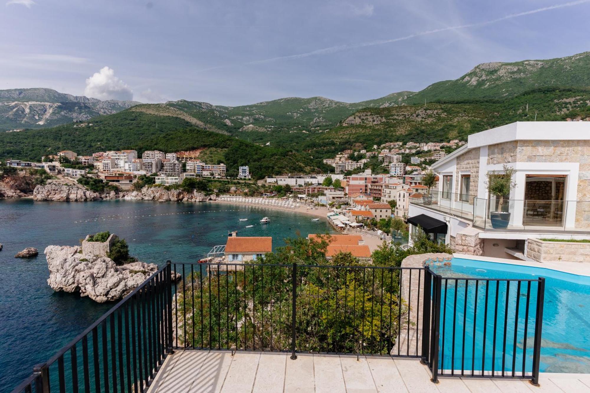 Blanche Cliff Apartments Sveti Stefan Exterior foto