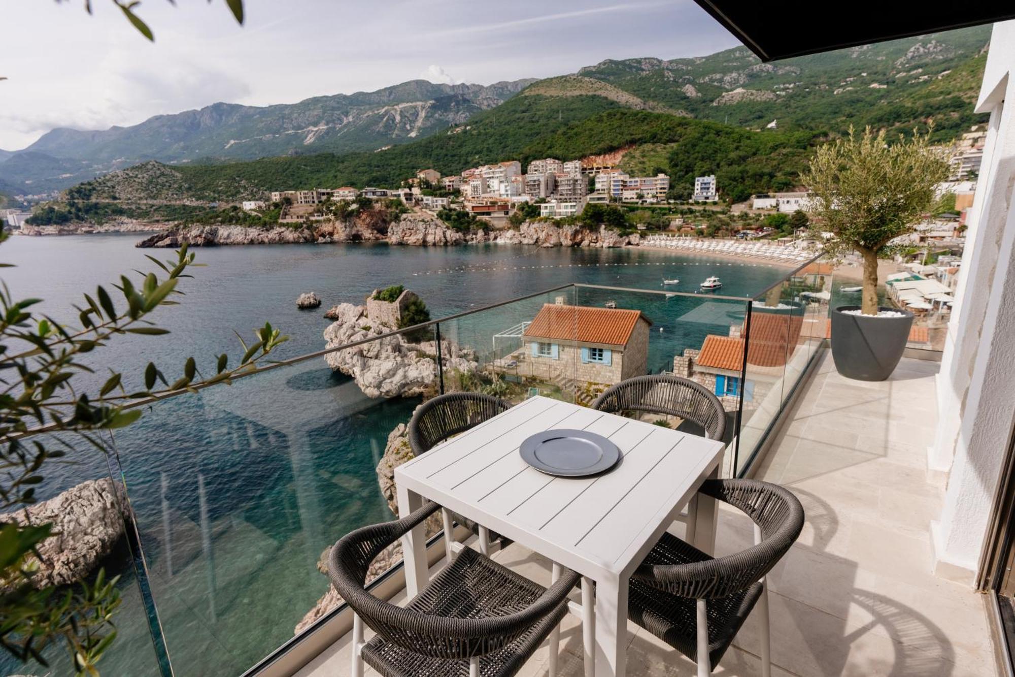 Blanche Cliff Apartments Sveti Stefan Exterior foto