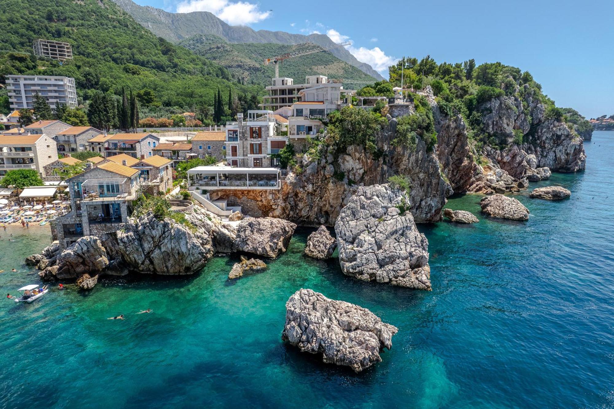 Blanche Cliff Apartments Sveti Stefan Exterior foto